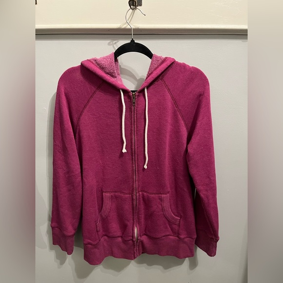 Old navy zip up sweater purple pink colour size large - Picture 1 of 5